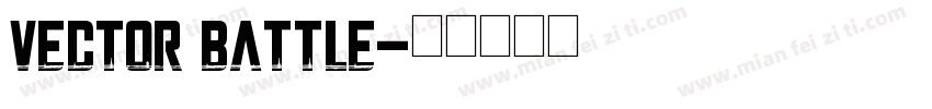 Vector Battle字体转换